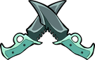 Dual Hunting Knives Team Blue.png
