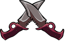 Dual Hunting Knives Red.png