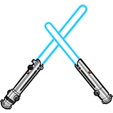 Ahsoka's Lightsaber & Shoto.png