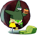 Patrick Star Lucky Clover.png