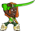 Michonne Lucky Clover.png