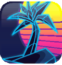 AniAvatar Sunset Palm.gif