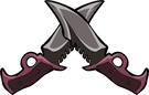 Dual Hunting Knives Team Red.png