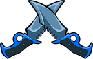 Dual Hunting Knives Team Blue Secondary.png